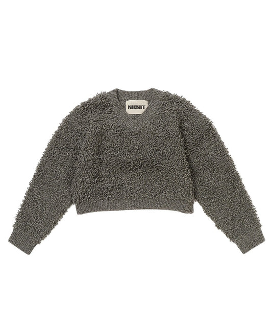 mop mix color v-neck KNIT_2
