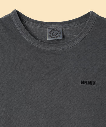 logo embroidery T-shirt – NKNIT