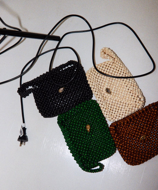 wood beads hand bag_1