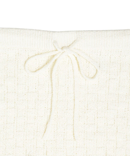 sequins bouclé KNIT long skirt_6