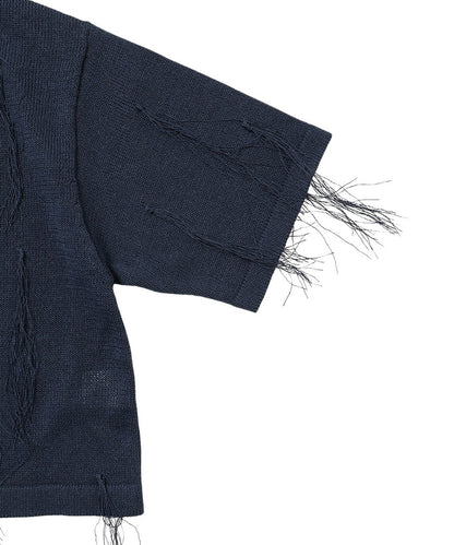 paper mix fringe KNIT shirts_12