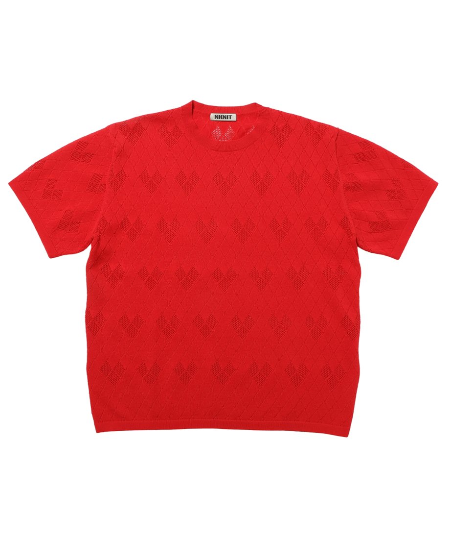 mesh♡ KNIT T-shirt_4