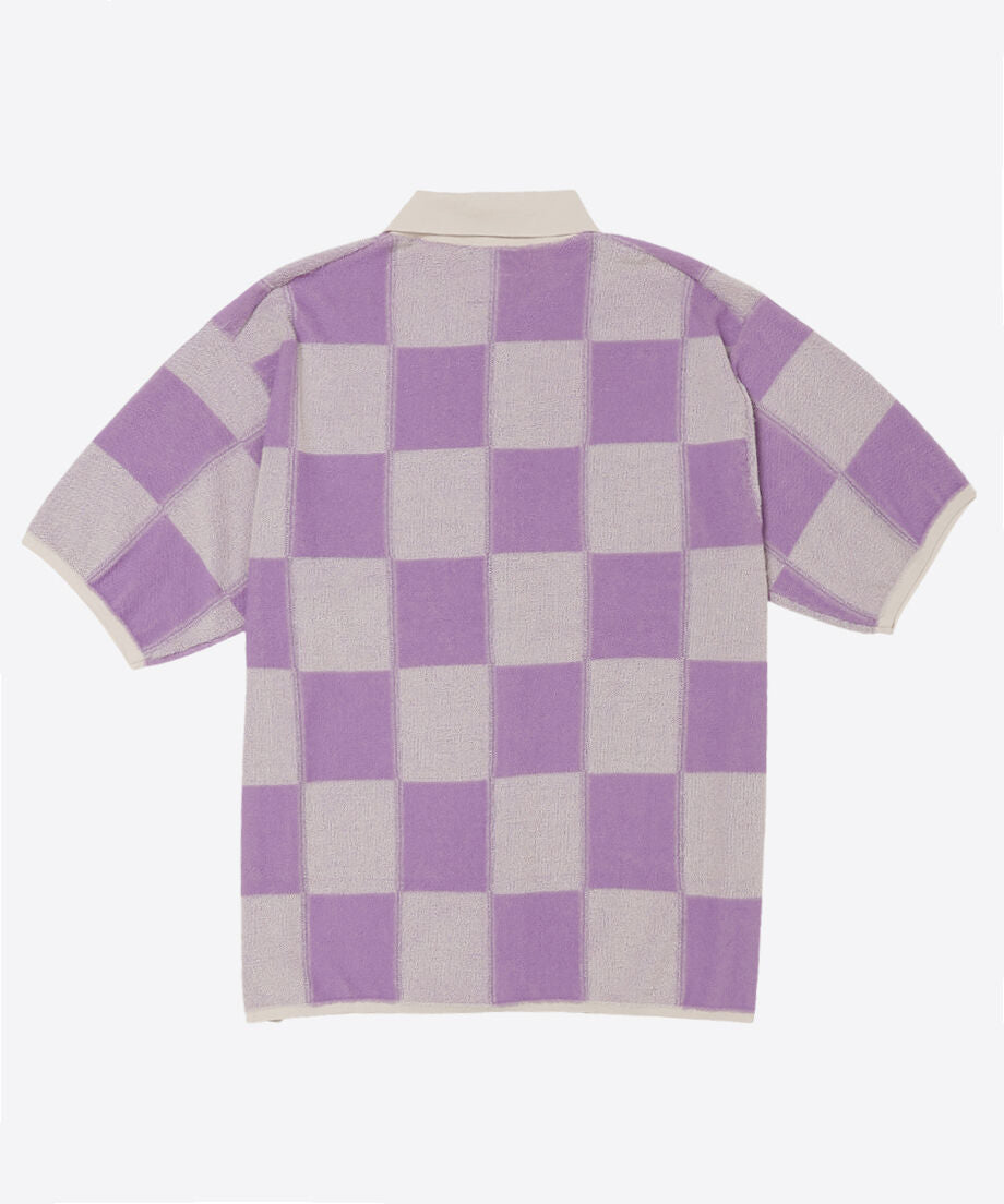 check pattern knit shirt_10