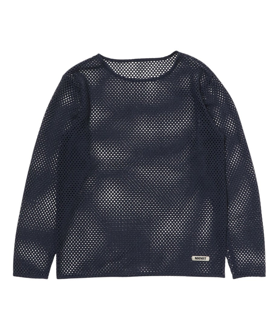 mesh long sleeve T-shirts_5