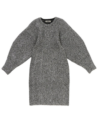 constructive sleeve KNIT dress_2