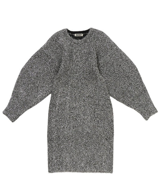 constructive sleeve KNIT dress_2