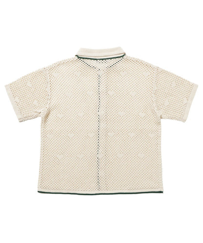 mesh♡ pattern KNIT shirt_8