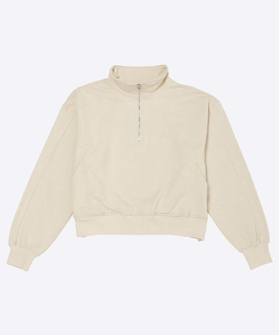 half zip sweatshirt  size②_3