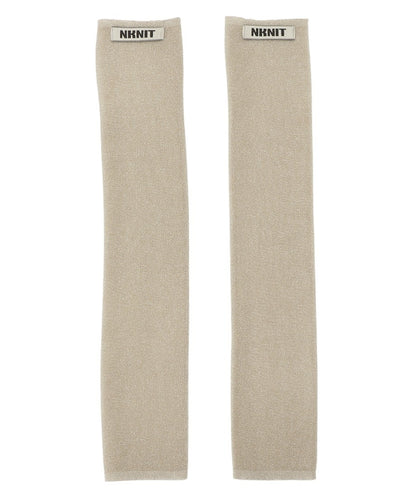 sheer metallic KNIT arm/leg cover_2