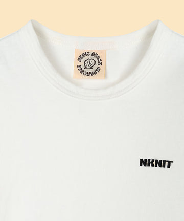 logo embroidery T-shirt – NKNIT