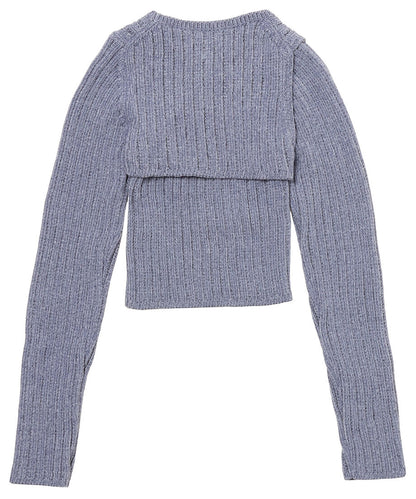 one shoulder set KNIT_11