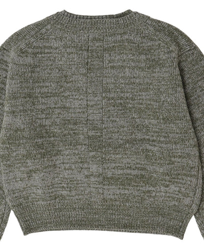 V-neck mix color KNIT_13