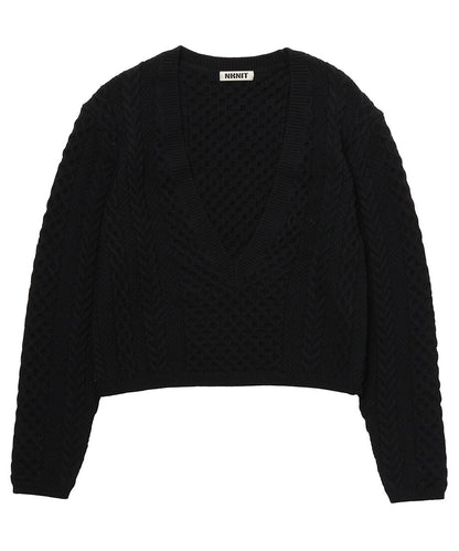 deep V cable KNIT_3
