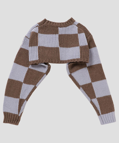 short checkered KNIT_10