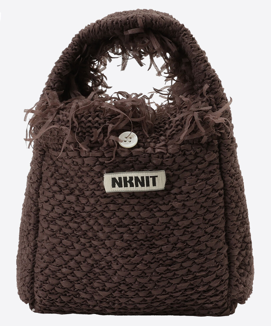 fringe knit hand bag_13