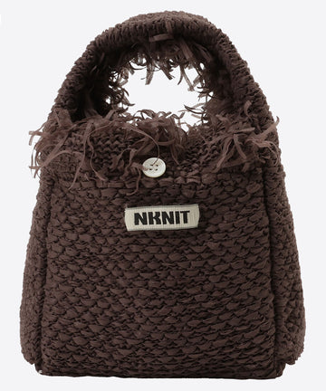 fringe knit hand bag – NKNIT
