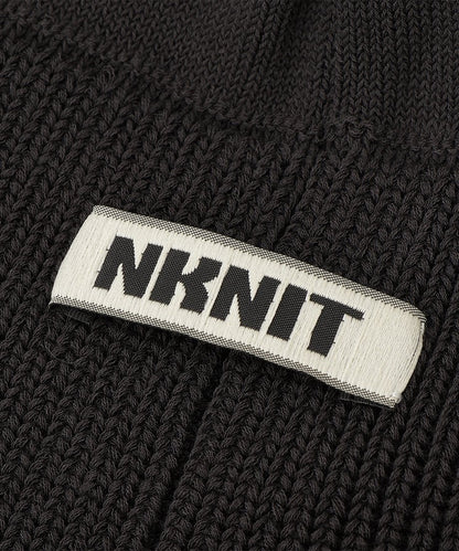 cotton nylon KNIT beanie_9