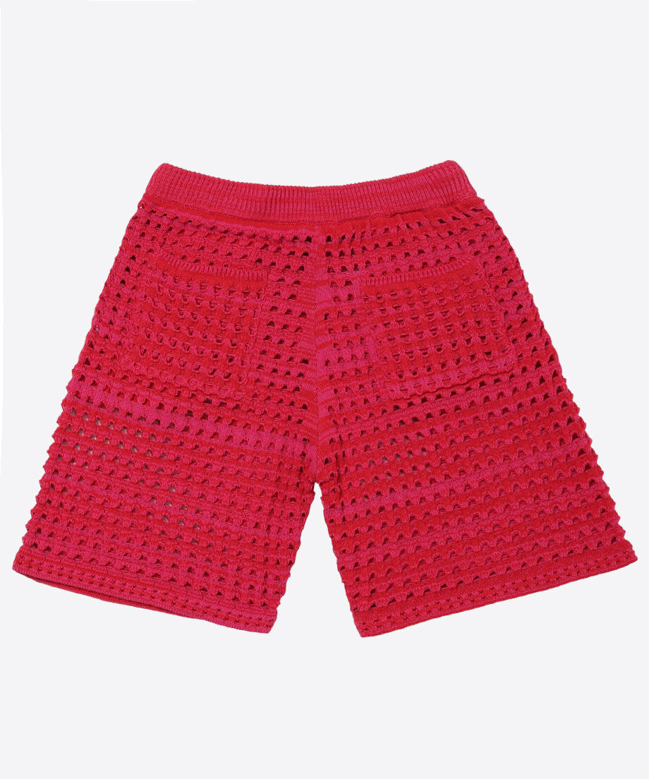 cotton mesh knit short pants_12