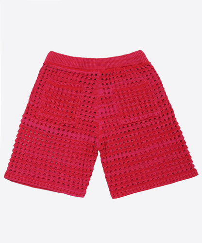 cotton mesh knit short pants_12