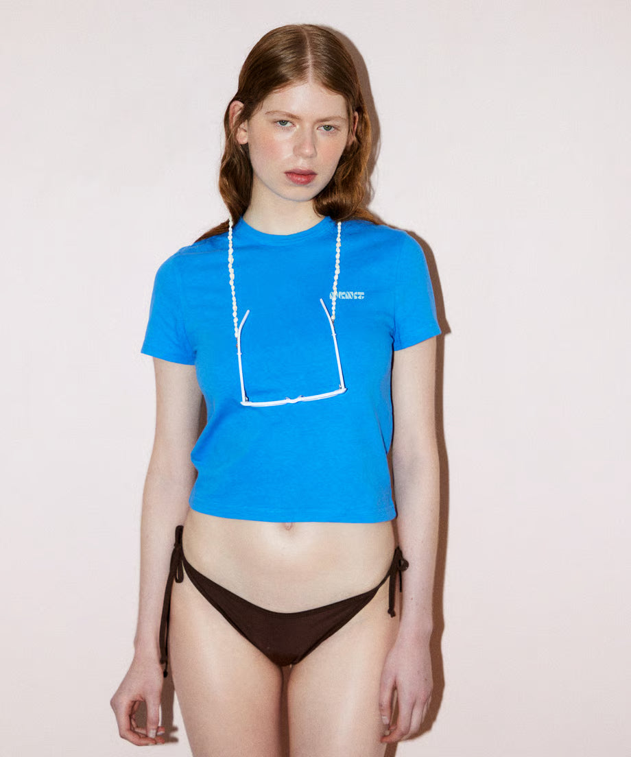 dolphin print T-shirt – NKNIT