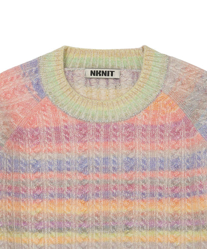 mix color cable KNIT_7