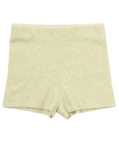 fox mix rib KNIT shorts_4