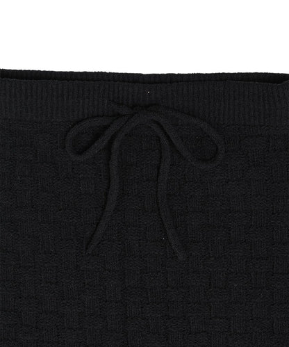bouclé KNIT king skirt_7