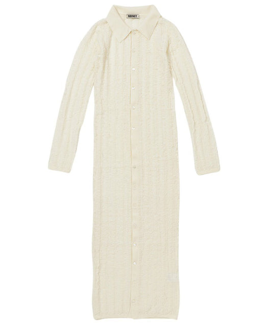 fringe long KNIT shirt_2