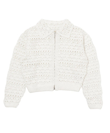 crochet KNIT zip cardigan – NKNIT 