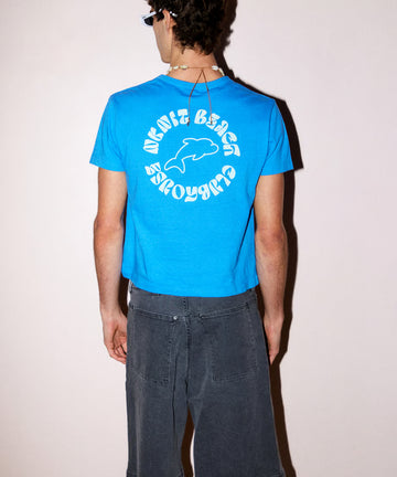 dolphin print T-shirt – NKNIT