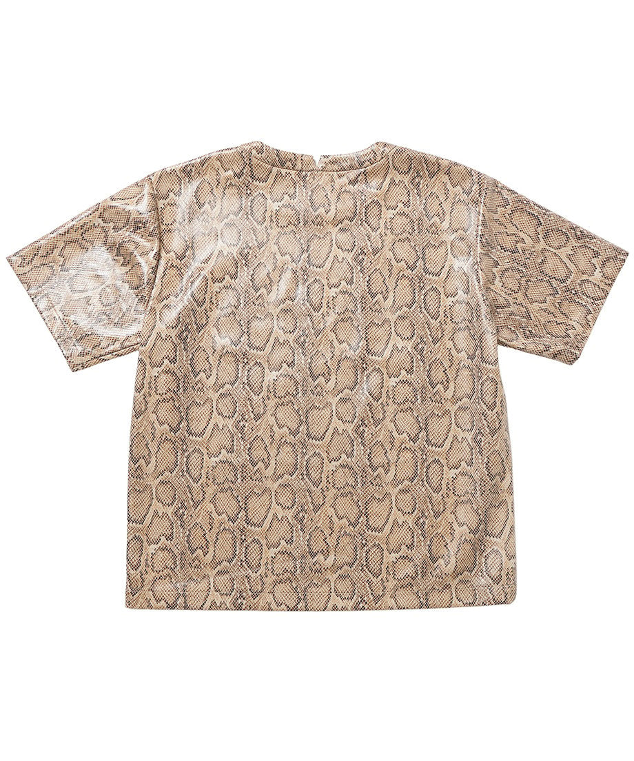 vegan leather big T-shirt_9