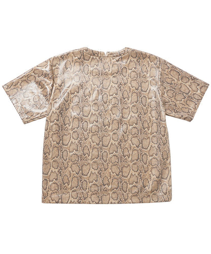vegan leather big T-shirt_9