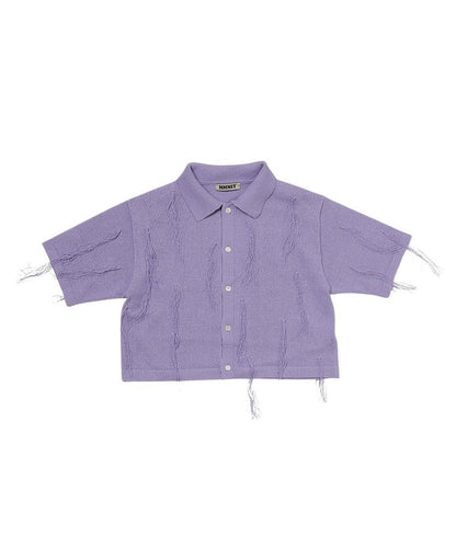 paper mix fringe KNIT shirts_6