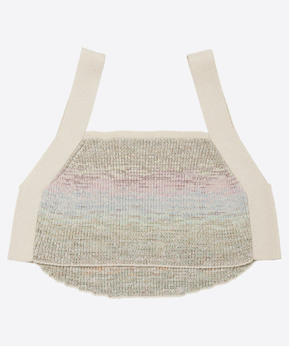 cotton rib short knit tank top_8