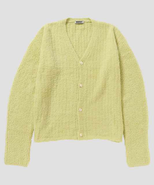 fluffy rib KNIT cardigan_2