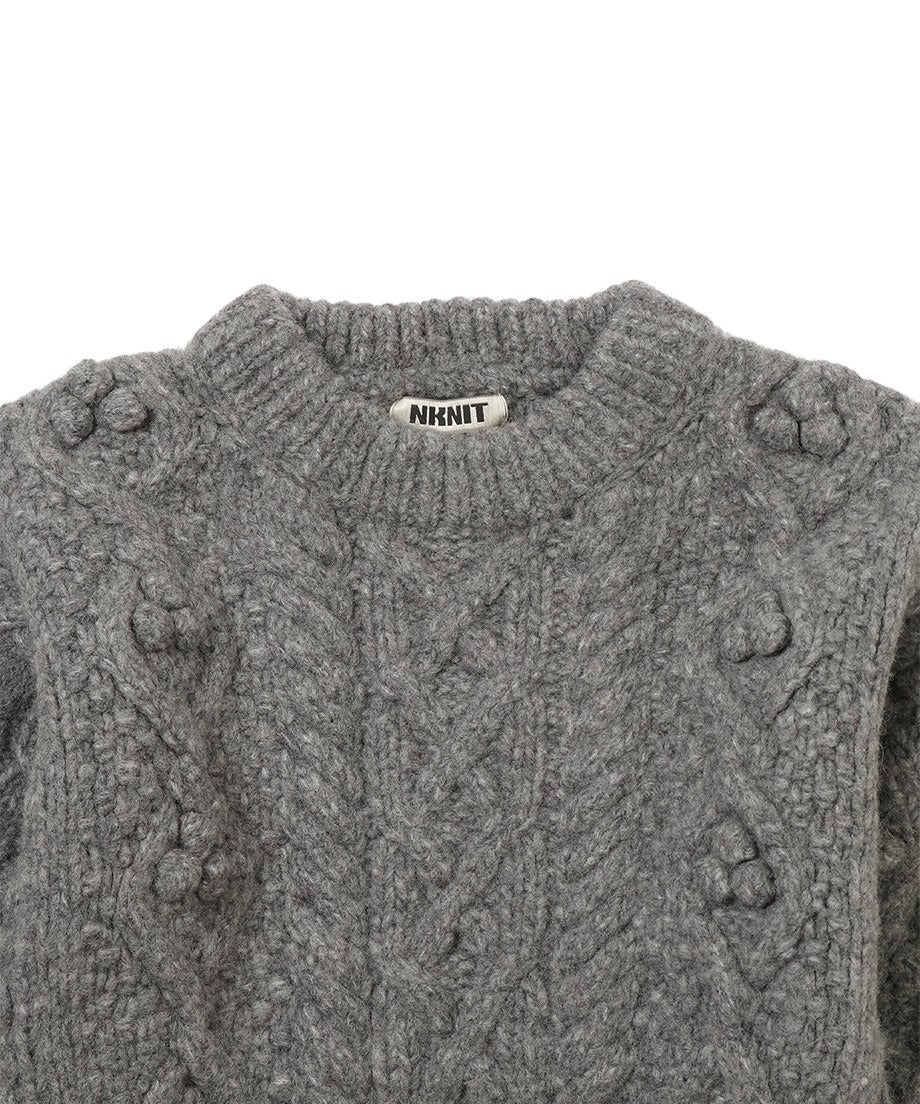 bubble cable hand KNIT_13