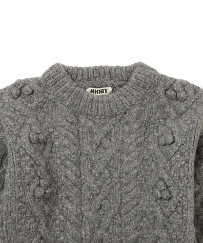bubble cable hand KNIT_13