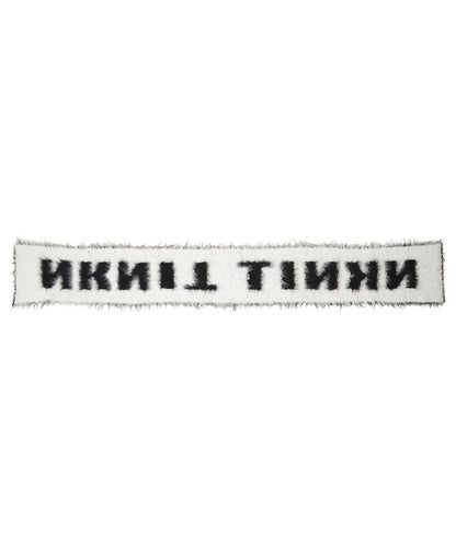 shaggy logo KNIT long scarf_18