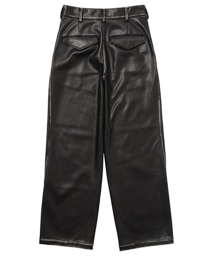 vegan leather high-rise pants_5
