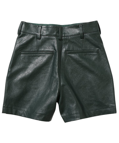 vegan leather short pants_18
