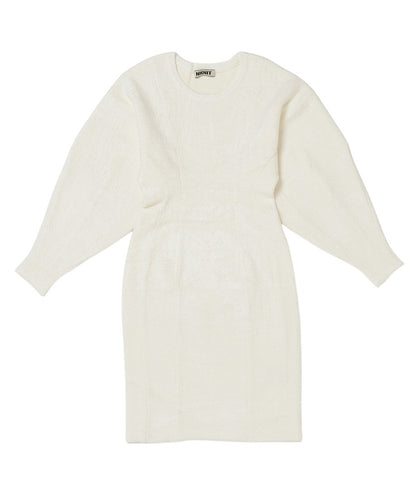 constructive sleeve KNIT dress_5