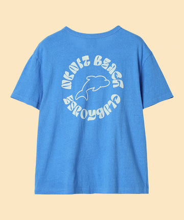 NKNIT dolphin print T-shirt size① dolphin print T-shirt – NKNIT