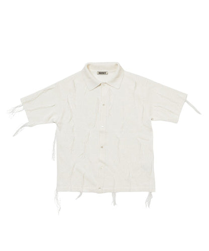 paper mix fringe KNIT shirts_3