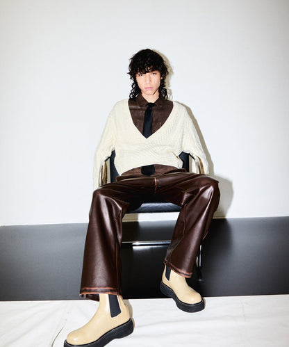 vegan leather high-rise pants_8