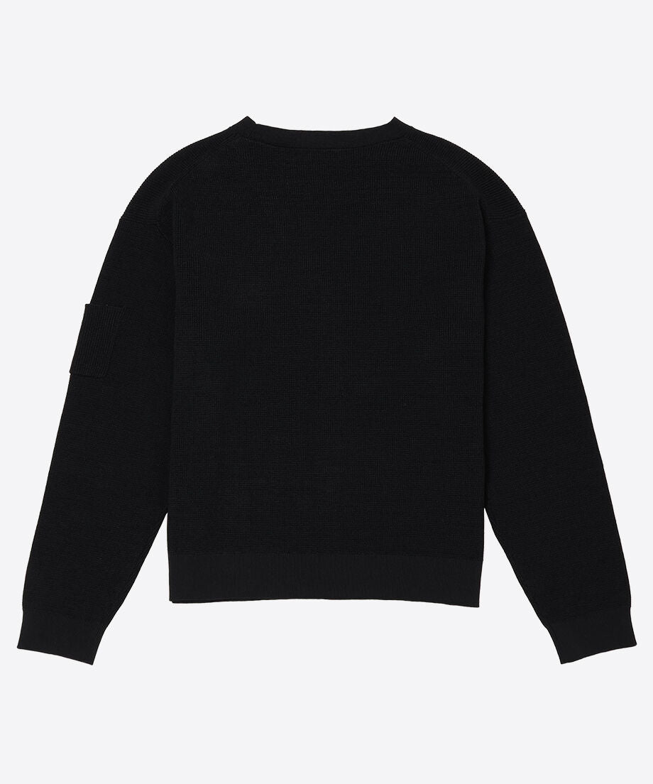 cotton mix sleeve pocket knit cardigan_11
