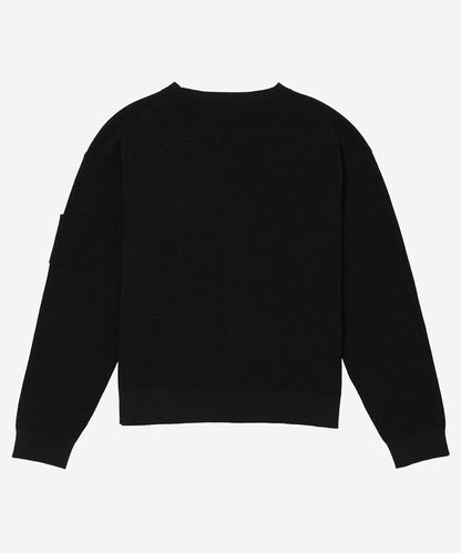 cotton mix sleeve pocket knit cardigan_11