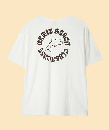 dolphin print T-shirt – NKNIT