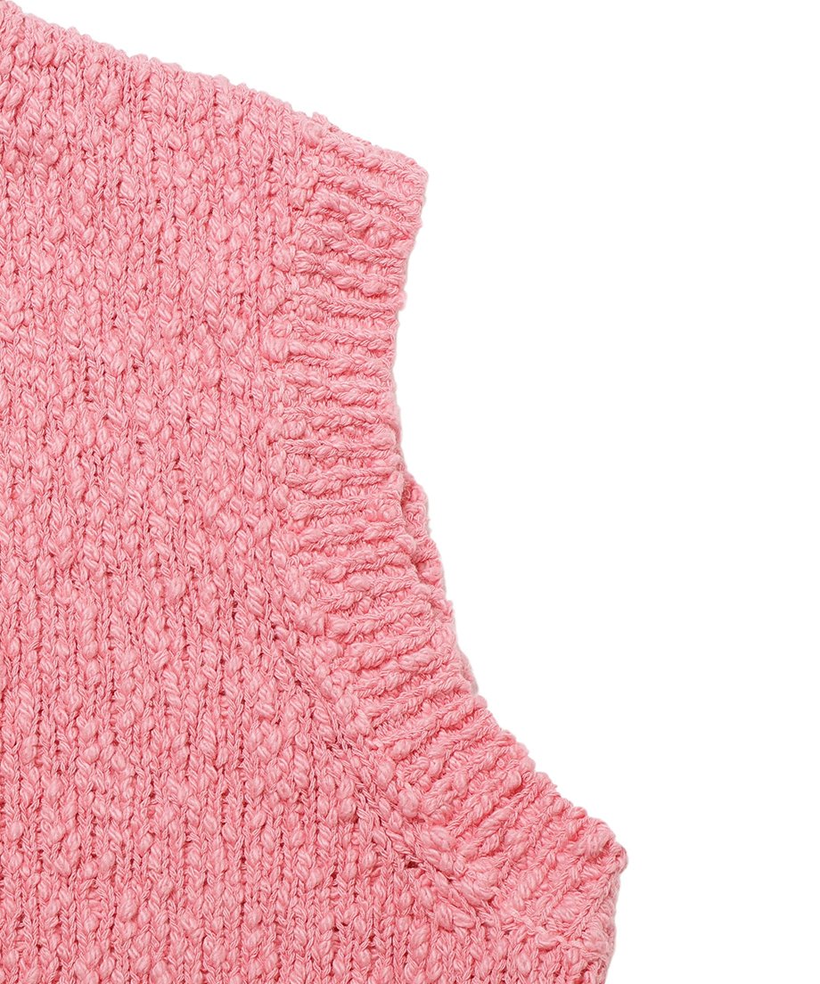 V-neck KNIT vest_7