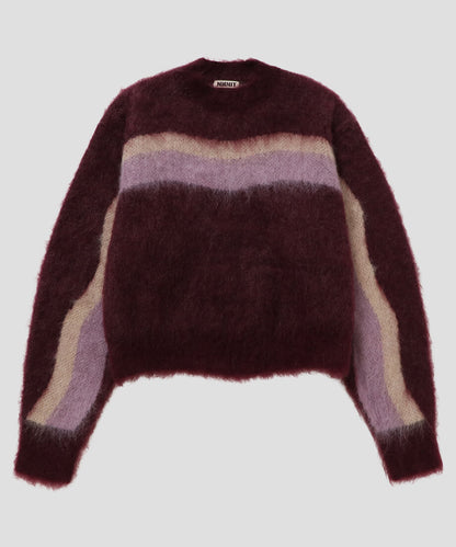 wave pattern mohair KNIT_4