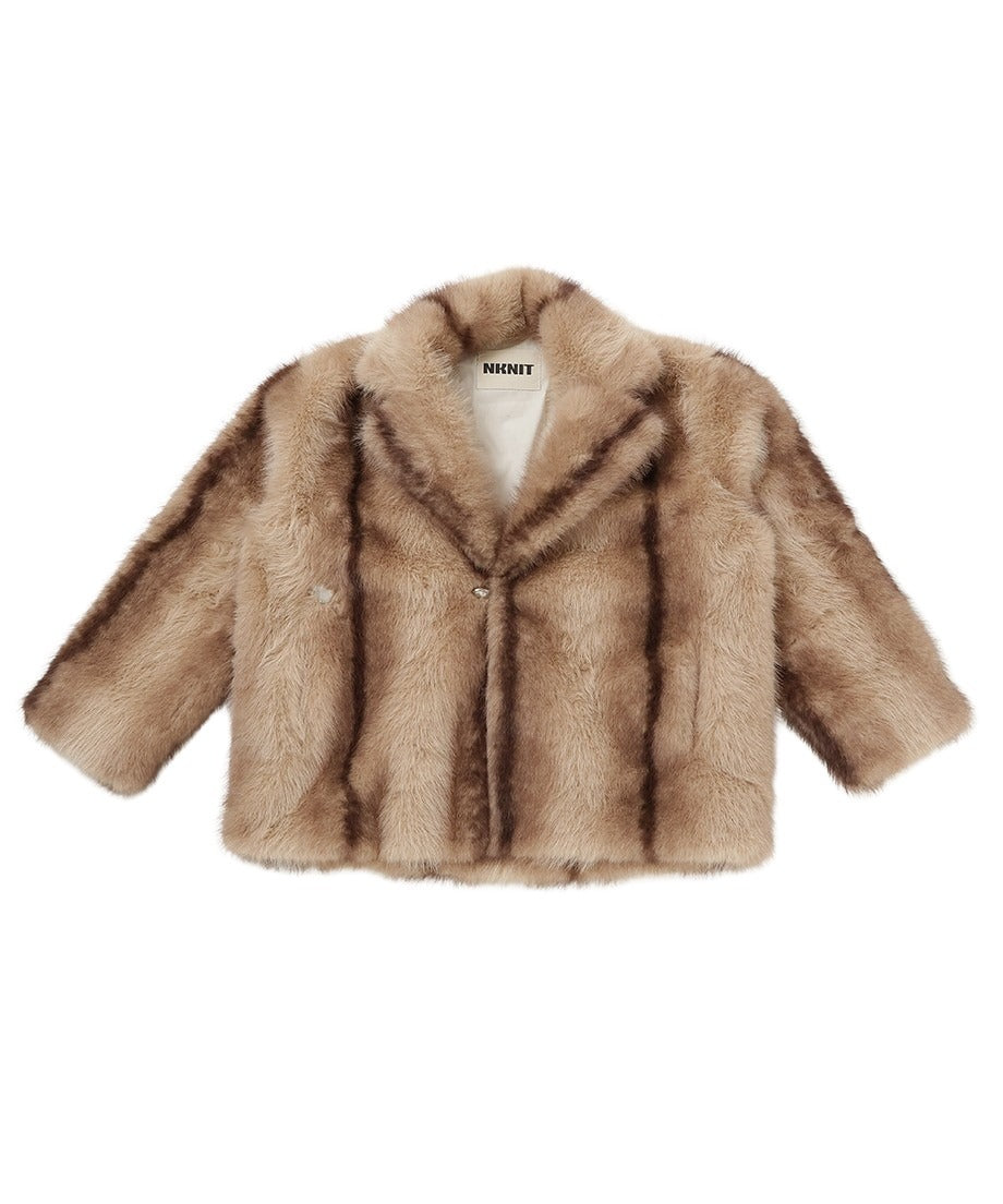 vegan fur big jacket – NKNIT